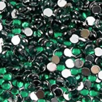 Emerald Glass Rhinestone ss6 - 100pcs