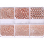 Rose Gold Caviar Bead Grid Pack