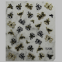 Black & Gold Butterfly Stickers (6) Black & Gold Butterfly Stickers (6)