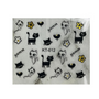 Black & Gold Cat Stickers #12