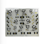 Black & Gold Cat Stickers #22