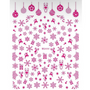 Christmas Stickers - Magenta Christmas Stickers - Magenta