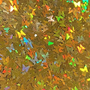 Gold Holo Butterfly Sequins - 2-3g Bag