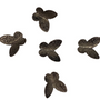 Gunmetal Butterfly Charms