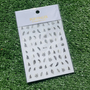 Leaves Stickers - Black and White Leaves Stickers - Black and White