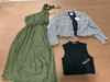 42 Unit Lot (SKU#: AB1543) Dana Buchman, Eddie Bauer, Columbia, Nicole Miller, Tahari, Jules and Leopold, Under Armour, and more