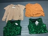 64 Unit Lot (SKU#: AB1715) Michael Kors, House of Harlow, Tahari, Calvin Klein, Nautica, Nicole Miller, Taylor, Sugar Moon, Ralph Lauren Polo, American Rag, Puro Lino, Alexander Jordan, Sim & Sam, Monteau, Ellen Tracy, Playboy, Gaze, and more