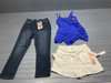 85 Unit Lot (SKU#: AB1723) Anne Klein, Elie Tahari, Rachel Roy, Cupcakes & Cashmere, Laura Ashley, Max Studio, Under Armour, Bailey, Tahari, NipTuck, See You Monday, Jones & Co, Jane Delancey, Calvin Klein, and more