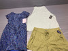 54 Unit Lot (SKU#: AB1792) Jason Wu, Beyond Words, House of Harlow, Max Studio, Zara, Under Armour, Olive + Oak, DKNY, Jessica Simpson, JS Collections, Nautica, Tahari, Ben Sherman, Peloton, Apana, Jone & Co, DR2, Happily Grey, and more