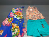 51 Unit Lot (SKU#: AB1802) Good American, House of Harlow, Becca Rebecca Virture, WAYF, Nice West, Connected, Tahari, Rhone, Young Fabulous & Broke, Hollister, Marled, HG, Lucky Brand, Nicole Miller, Porter & Ash, Cupcakes and Cashmere, and more