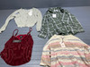 25 Unit Lot (SKU#: AB1935) Philosophy, Bartolini, Lola River, Sincerely Jules, Truth, Rachel Zoe, Ellen Tracy, Tahari, Calvin Klein, Carters, Jessica Simpson, and more