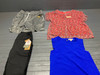 62 Unit Lot (SKU#: AB1942) Michael Kors, House of Harlow, Elie Tahari, DR2, Jane Delancey, Susana Monaco, Bleu Rod Beattie, Chaus, Forever 21, Lucky Brand, Hurley, Brooklyn,  Cable & Gauge, Cynthia Rowley, Max Studio, Monteau, NipTuck, and more