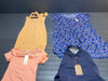60 Unit Lot (SKU#: AB1961) Mac Duggal, Guess, House of Harlow, Joie, Lucky Brand, Rodebjer, Elie Tahari, Cynthia Rowley, Nicole Miller, BCBG, Lucky Brand, Trixxi, JNY, Adrianna Papell, Vince Camuto, and more