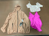 57 Unit Lot (SKU#: AB1474) 7 For All Mankind, Free People, BKLYN, Sim & Sam, Alexia Admor, Tommy Bahama, and more