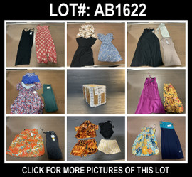41 Unit Lot (SKU#: AB1622) House of Harlow, 7 For All Mankind, Monteau, Angie, Olive + Oak, Jessica Simpson, Kirious, Monteau, Rose + Olive, C&C, Happily Grey, and more