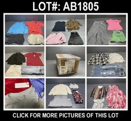 65 Unit Lot (SKU#: AB1805) House of Harlow, Lumiere, Cavlin Klein, Spyder, Level Ten,  Max Studio, Almost Famous, Tahari, Kendall + Kylie, Ben Sherman, Monteau, See You Monday, Joie, Weatherproof Vintage, Maison d'Amelie, Jones New York, and more