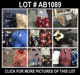 30 Unit Lot (SKU#: AB1089) Tommy Hilfiger, MSK, Ralph Lauren, Zara, and More)