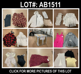 45 Unit Lot (SKU #: AB1511) Michael Kors, Kenneth Cole, Rebecca Taylor, Aspen, House of Harlow, Monteau, CeCe. Marled, Caution to the Wind, Spyder and more