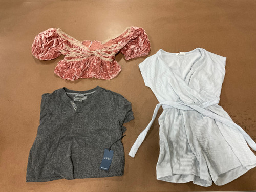 54 Unit Lot (SKU#: AB1580) Free People, PD&C, Cynthia Rowley, Spyder, Jones New York, Nike, Adidas, Max Studio, 90 Degree, Rachel Zoe, Cyrus, Puma, Premise, and more
