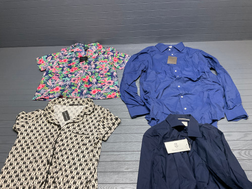 33 Unit Lot (SKU#: AB1830) Valor, Cyrus, Bagatelle, Tommy Bahama, Cable & Gauge, Ralph Lauren Polo, Japna, Thomas Dean, Christian Lacroix, Tart, Cynthia Rowley, Larsson & Co, Sincerely Jules, and more