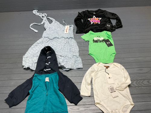 44 Unit Lot (SKU#: AB1893) Tommy Hilfiger, Nautica, 7 For All Mankind, Lucky Brand, Under Armour, Nike, Pink Rose, Hurley, Tahari, Japna, Moon & Madison, American Eagle, Jessica Simpson, Chick Pea, Kids Apparel and more