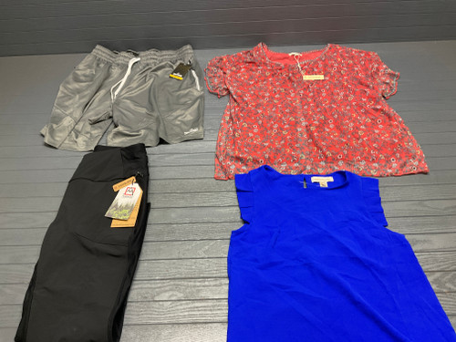 62 Unit Lot (SKU#: AB1942) Michael Kors, House of Harlow, Elie Tahari, DR2, Jane Delancey, Susana Monaco, Bleu Rod Beattie, Chaus, Forever 21, Lucky Brand, Hurley, Brooklyn,  Cable & Gauge, Cynthia Rowley, Max Studio, Monteau, NipTuck, and more