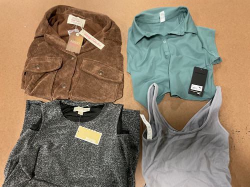 62 Unit Lot (SKU#: AB1263) FP One, Anne Klein, Zara, Michael Kors, Apana, House of Harlow, Max Studio and more