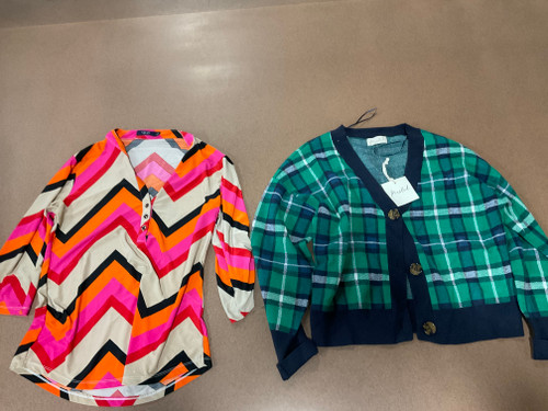 33 Unit Lot (SKU#: AB1456) Rose + Oliv, Elie Tahair, Marled, Larry Levine, DKYN, Tommy Hilfiger, Calvin Klein, Columbia, and more