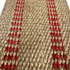 Jute Webbing - Red Stripe 3.5" Wide - (72 Yard Roll)