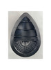 Black Aero Rubber Boat Vent