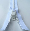 #10 YKK Separating Nylon  Zippers with Double Plastic Pull