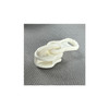 #5 White Plastic Short Single Pull Zipper Slider - ZN5PS W