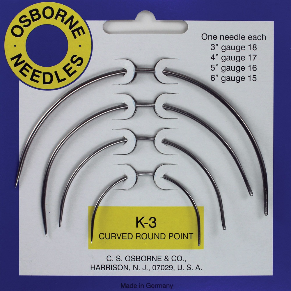 Round Point Needle Needles - Curved Round Point
