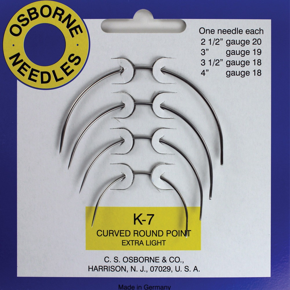 Round Point Needle Needles - Curved Round Point