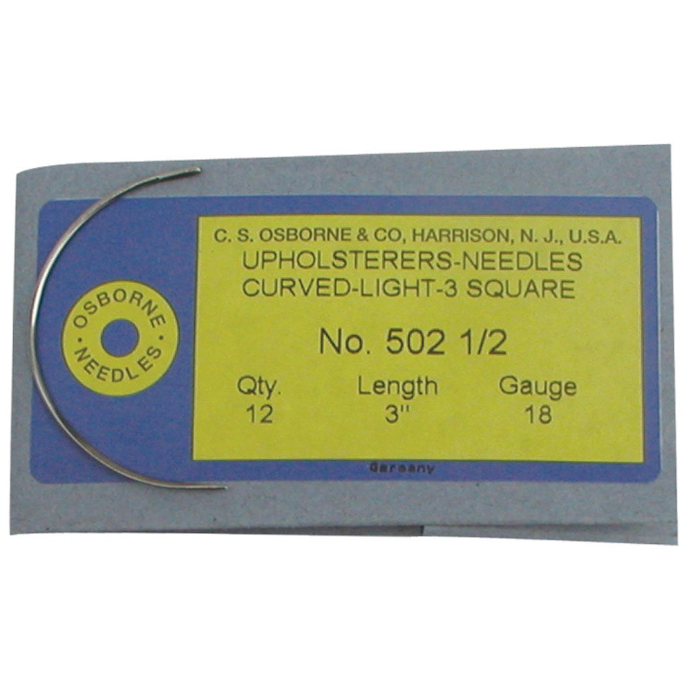 Round Point Needle Needles - Curved Round Point Handsewing Needles