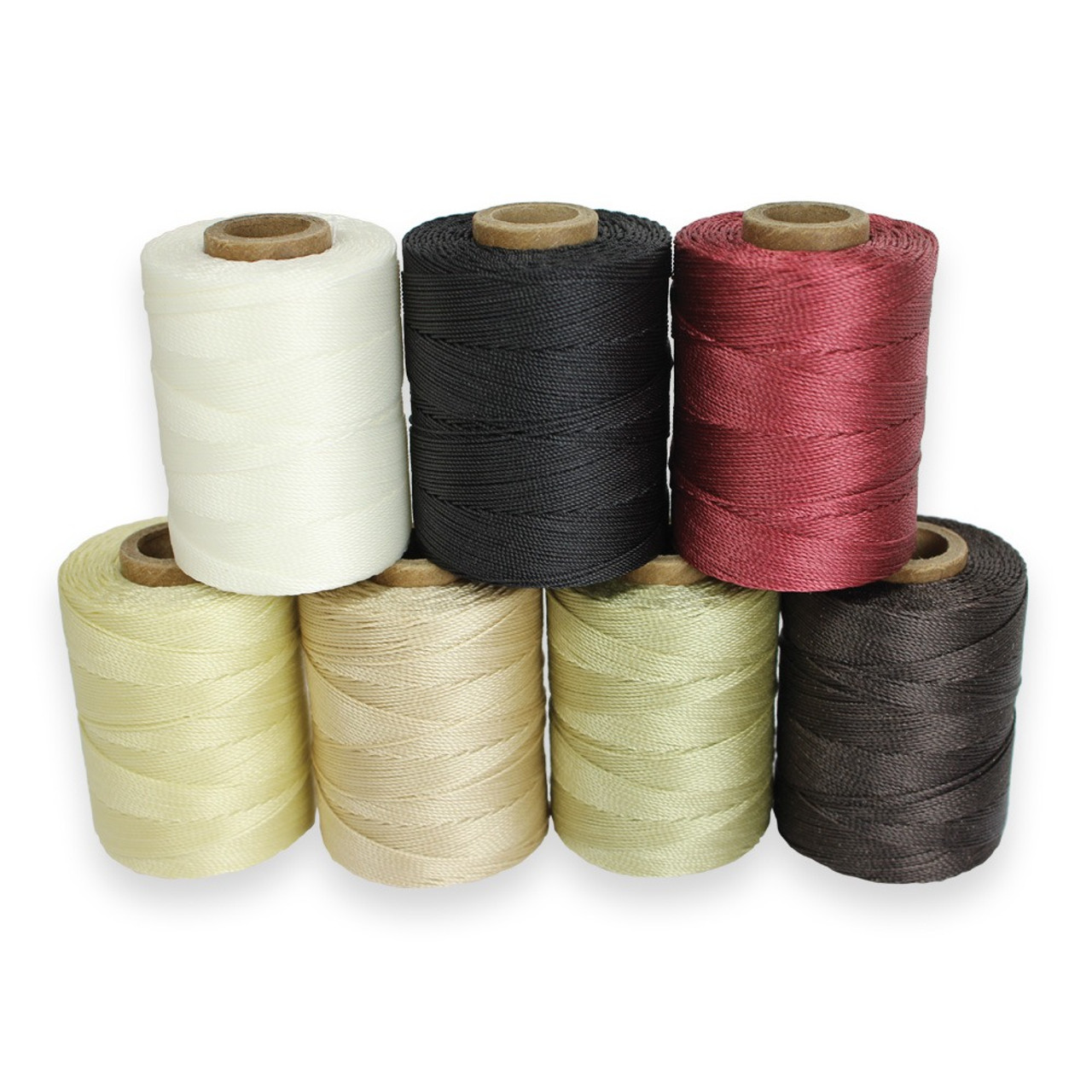 207 Polyester Bonded Black Thread One Pound Spools