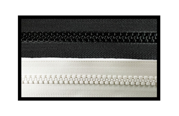 YKK® #10 Molded Tooth Plastic Marine Zipper
