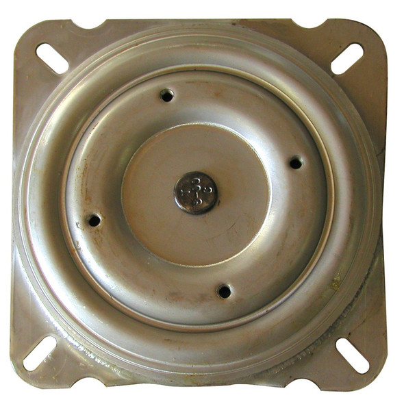 7â€³ Square Swivel Plates - Flat Round Bottom