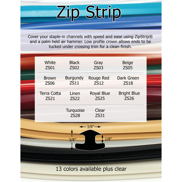 GENERAL - SPLINE-ZIP STRIP - Action Upholstery Supply