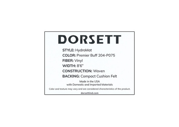 Dorsett - HydroMat - Premier Buff