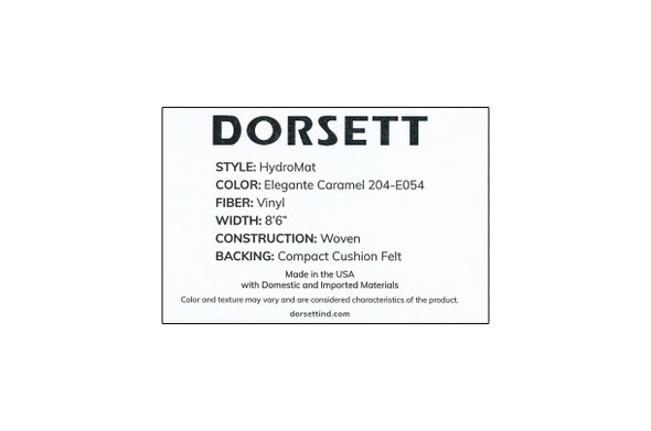 Dorsett - HydroMat - Elegante Caramel