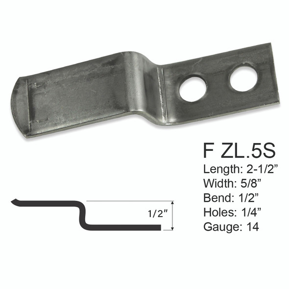 Stainless Steel Bolster Clips - (100 Pack) Boat Cushion Attaching Hardware - F ZL.5S-100