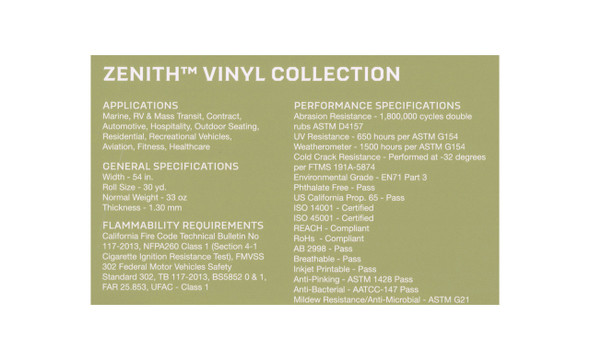 Zenith Vinyl Collection