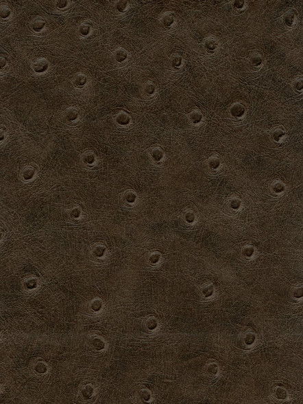 Denali - Dark Brown Ostrich Vinyl (54" Wide) (VLD-48) - Automotive Upholstery (VYAFV48)