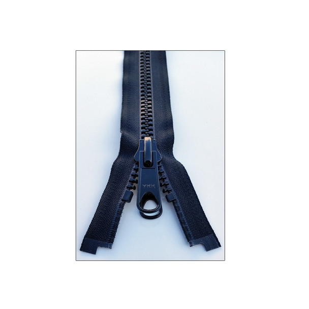 8 YKK® Separating Nylon Zippers with Metal Double Pull