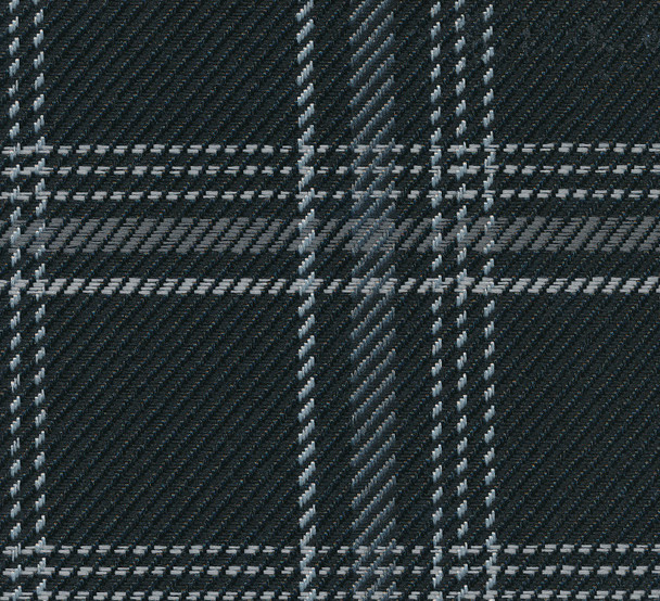 Plaid Fabric (54" wide) - Automotive and Furniture Upholstery Fabric - Dark Grey PLD04