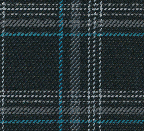 Plaid Fabric (54" wide) - Automotive and Furniture Upholstery Fabric - Teal PLD05