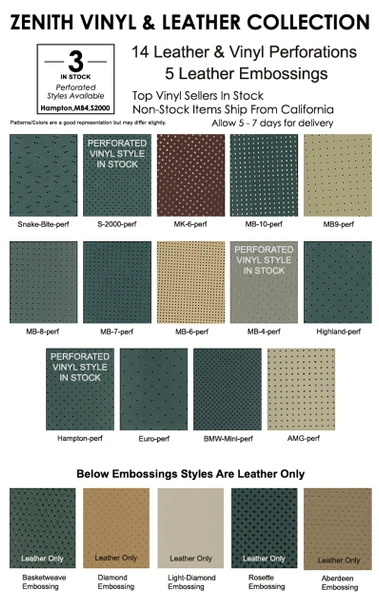 Zenith Leather Collection