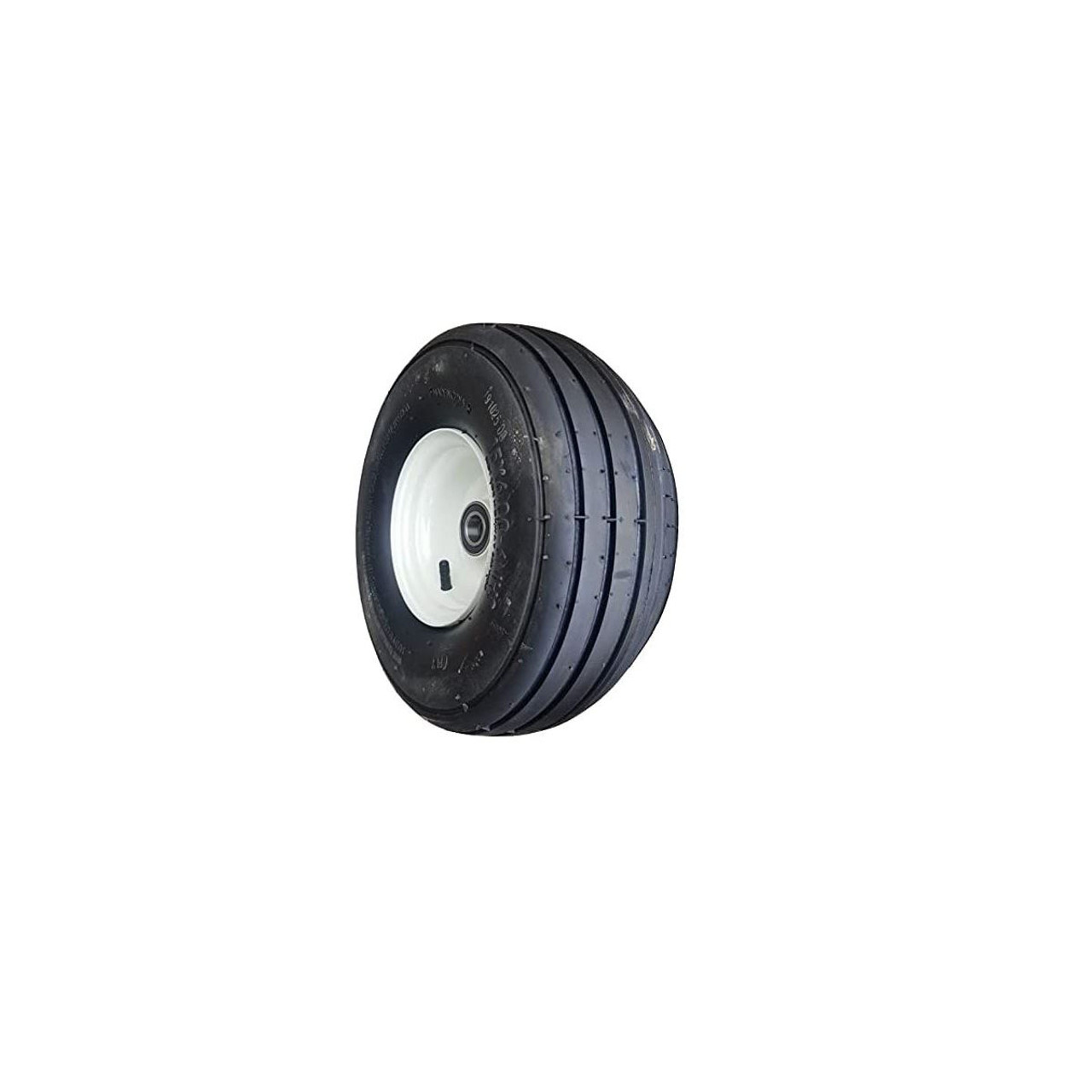 Tedder Tire and Wheel with 2" Hub Length (Offset) for 1" Axle (15x6.00-6) 6ply
