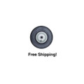 Tedder Tire and Wheel with 2" Hub Length (Offset) for 1" Axle (15x6.00-6) 6ply